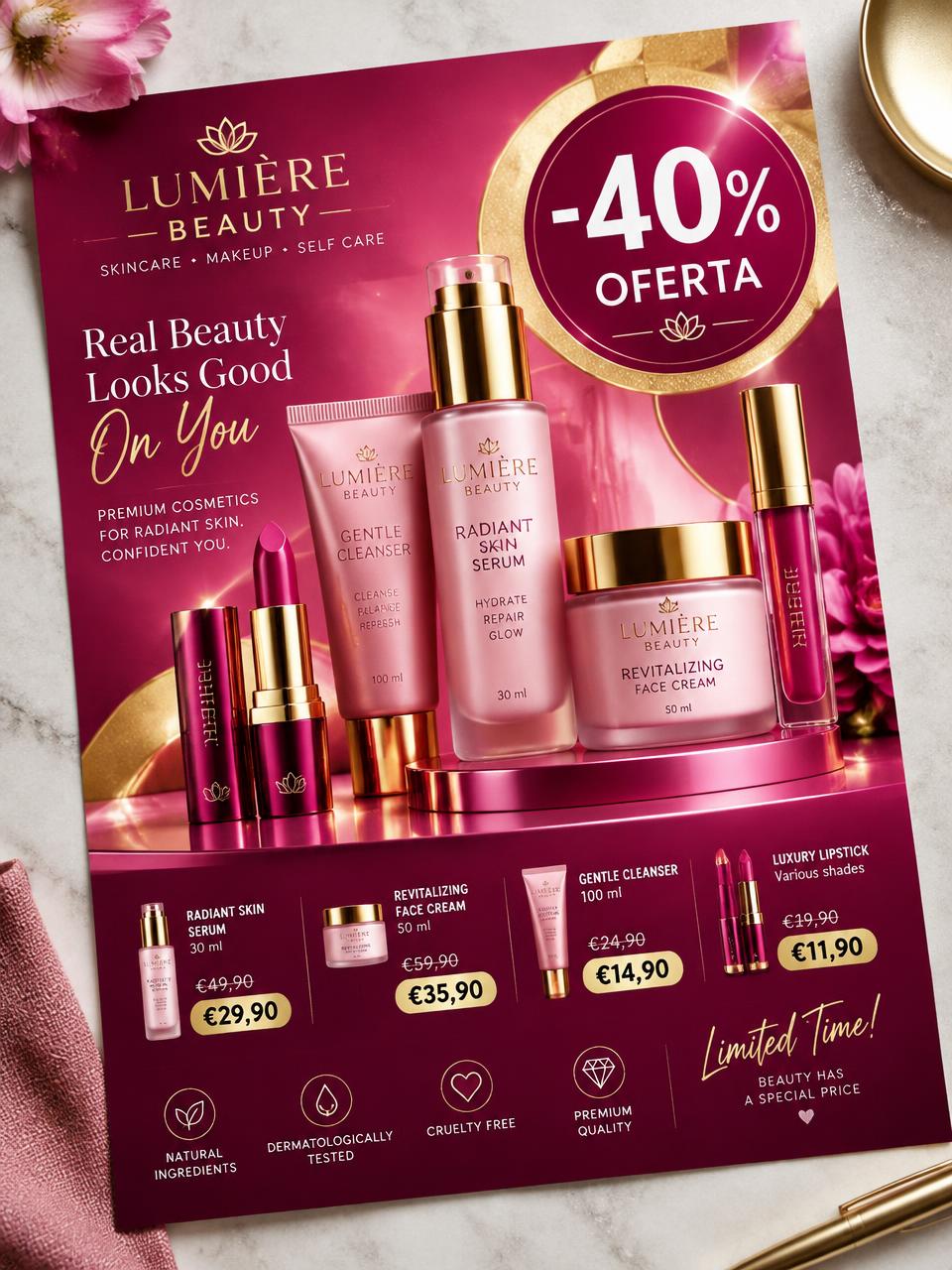 Beauty flyer