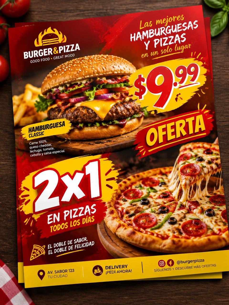 Restaurant flyer